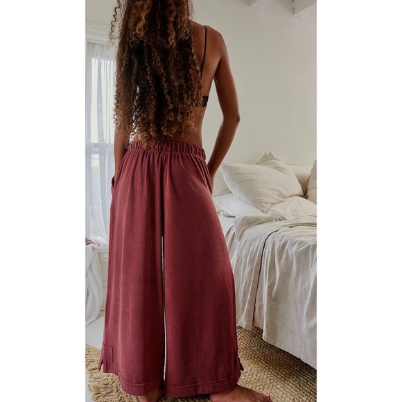 Free People Check It Out Wide-Leg Pants NWOT - Picture 2 of 5
